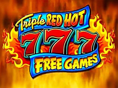 Игровой автомат Triple Red Hot 777  играть бесплатно